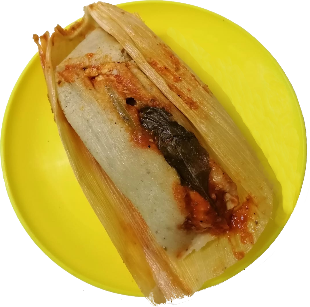 Tamal de Rajas con Queso